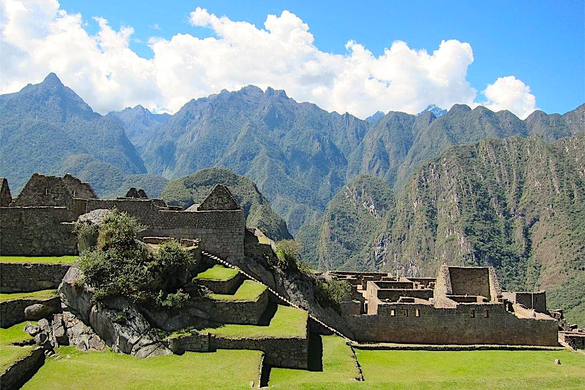 Machu Picchu is a stunning Inca citadel above the jungle, built around 1450